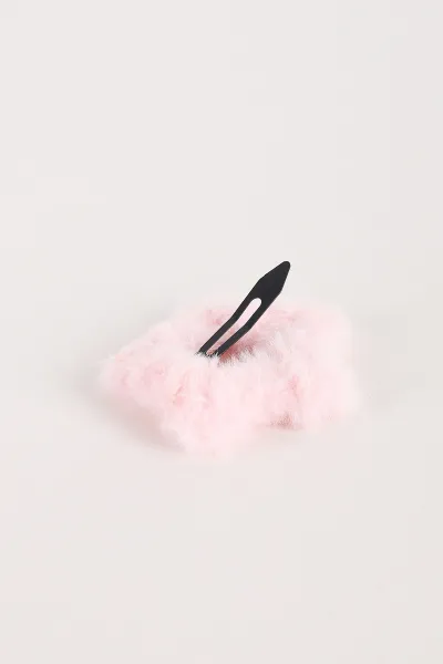Pembe Yıldız Model Peluş Çıt Çıt Toka 364221