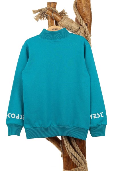 Petrol (13-16 Yaş) Boys Sport Baskılı Erkek Çocuk Sweat 154310