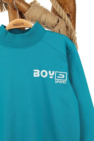 Petrol (13-16 Yaş) Boys Sport Baskılı Erkek Çocuk Sweat 154310