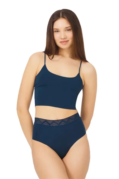 petrol-ch4039-desenli-lastikli-yuksek-bel-lazer-kesim-bikini-kulot-237085