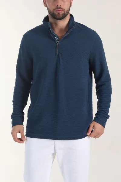 petrol-kirinkil-kumas-yarim-fermuarli-erkek-sweatshirt-406826