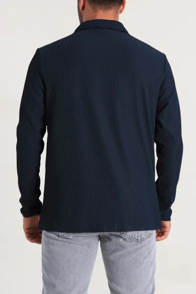Petrol Regular Fit Fitilli Doku Polo Yaka Sweatshirt 299827