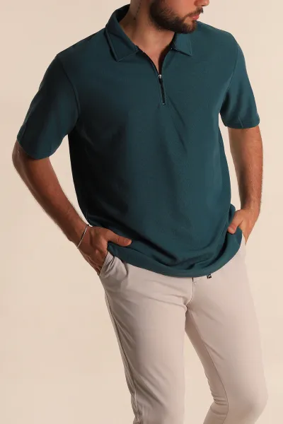petrol-relaxed-fit-fermuarli-polo-yaka-erkek-tisort-279202