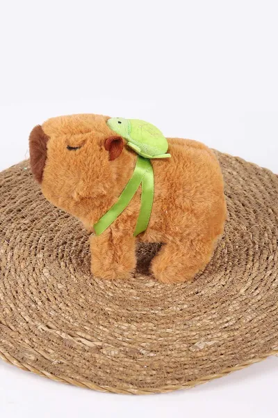 Pilli Peluş Yürüyen Sesli Işıklı Capybara Oyuncak 427639