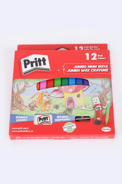 Pritt 12 Renk Jumbo Mum Boya 384136