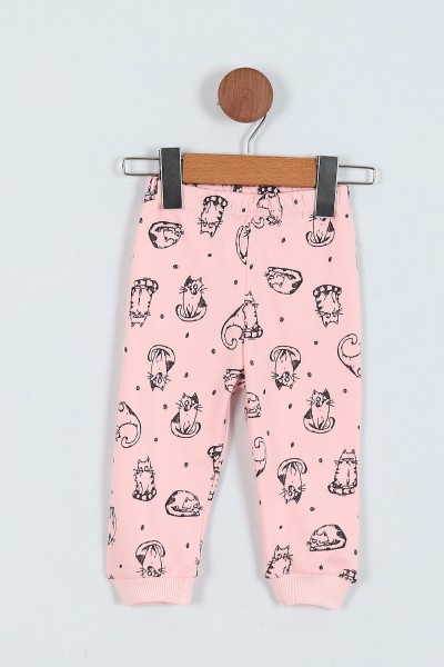 Pudra (1-3 Yaş) You Rock Baskılı Kız Çocuk Pijama Takım 219638