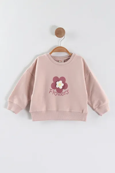 pudra-1-4-yascicek-motifli-kiz-cocuk-sweatshirt-432887