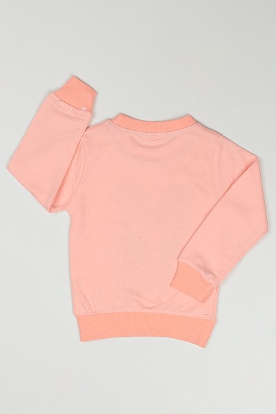 Pudra (1-8 Yaş) Şirin Daisy Duck Baskılı Kız Çocuk Sweatshirt 89623