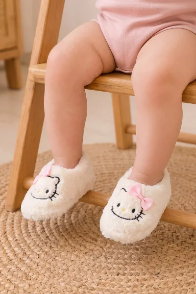 Pudra ( 21 - 24 ) Peluş Figürlü Kız Bebek Panduf 488291