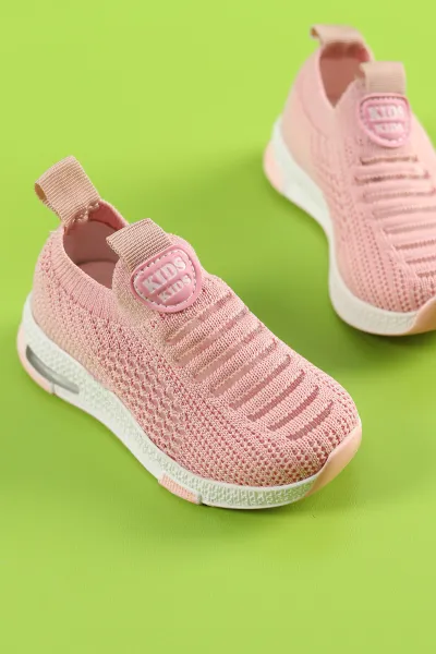 Pudra (21-25 Bebe) Triko Işıklı Bebe Spor Ayakkabı 248793