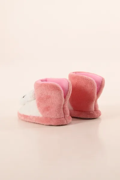 Pudra ( 25 - 30 ) Peluş Figürlü Kız Çocuk Panduf 394651
