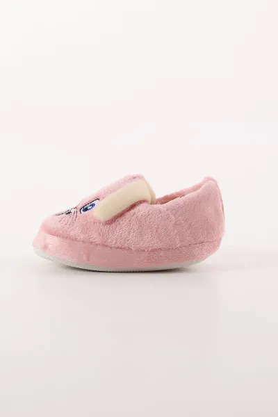 Pudra ( 25 - 30 ) Peluş Figürlü Kız Çocuk Panduf 409536