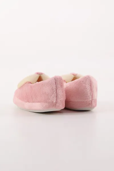 Pudra ( 25 - 30 ) Peluş Figürlü Kız Çocuk Panduf 409536