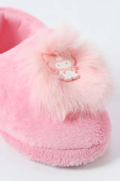 Pudra ( 29 - 34 ) Peluş Figürlü Kız Çocuk Panduf 495174
