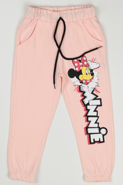 Pudra (3-8 Yaş) Minnie Mouse Baskılı Kız Çocuk Eşofman 89258