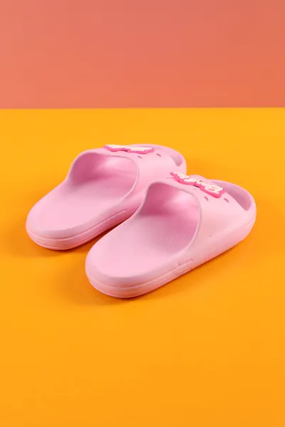 Pudra (31-35 ) Barbie Figürlü Eva Çocuk Terlik 280682