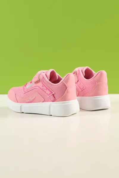 Pudra (31-35 Filet) Kalın Taban Cırtlı Kız Çocuk Spor Ayakkabı 228000
