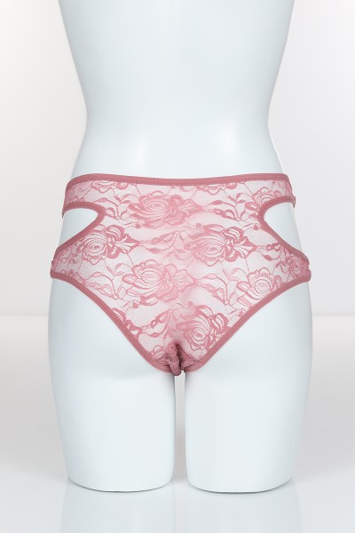 Pudra 4145 Bikini Komple Lez Dantel Yanları Kavisli Külot 101819