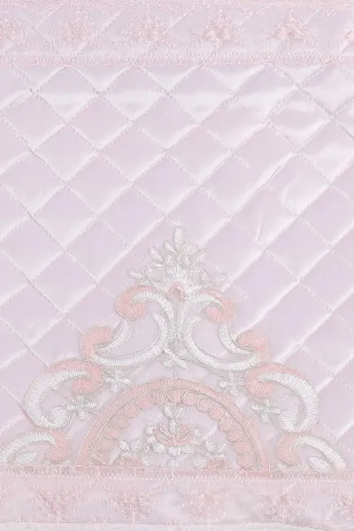 Pudra 47x42x17.5 Cm Dantelli Nakışlı Saten Bohça Hurç 414836