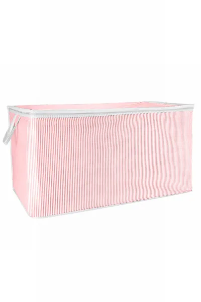 Pudra 51x110x52 Çizgili Fermuarlı Döşek Hurç 293155