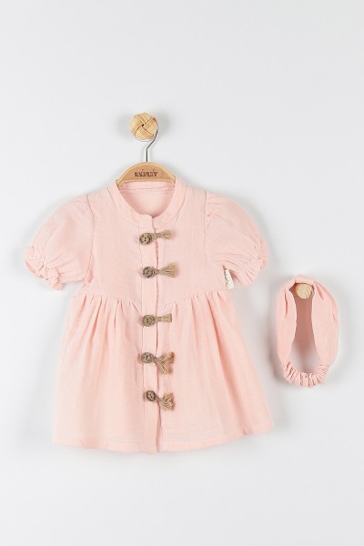 pudra-6-18-ay-dugme-detayli-kol-lastikli-kiz-bebe-elbise-175880