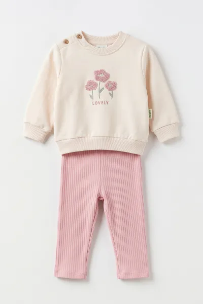 pudra-9-24-ay-suzene-nakisli-swetshirt-interlok-alt-kiz-bebek-takim-495699
