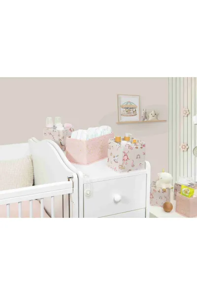 14x28x14 Cm Pudra Baby 3'lü Çekmece Düzenleyici 249897