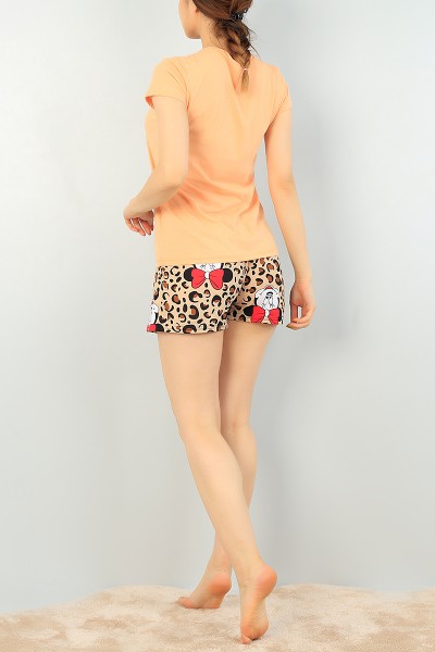 Pudra Baskılı Bayan Pijama Takımı 67023