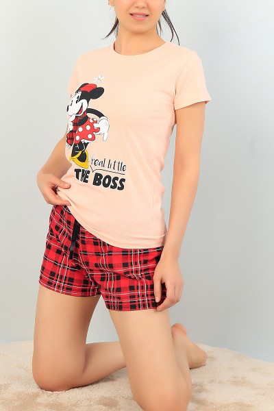 pudra-baskili-bayan-sort-pijama-takimi-67011