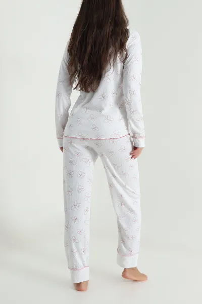 Pudra Berlin Uzun Kol Kadın Pijama Takımı 484521
