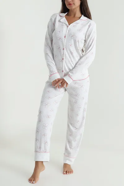 Pudra Berlin Uzun Kol Kadın Pijama Takımı 484521