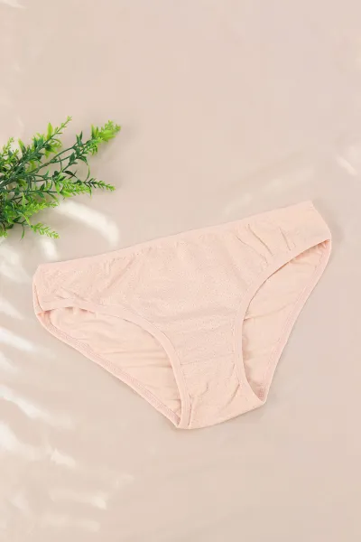 Pudra Berrak Puantiyeli Kadın Külot 370185