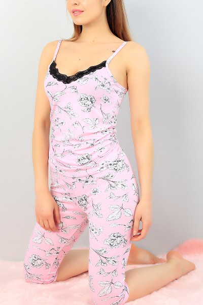 pudra-dantel-yaka-kapri-bayan-pijama-takimi-64202