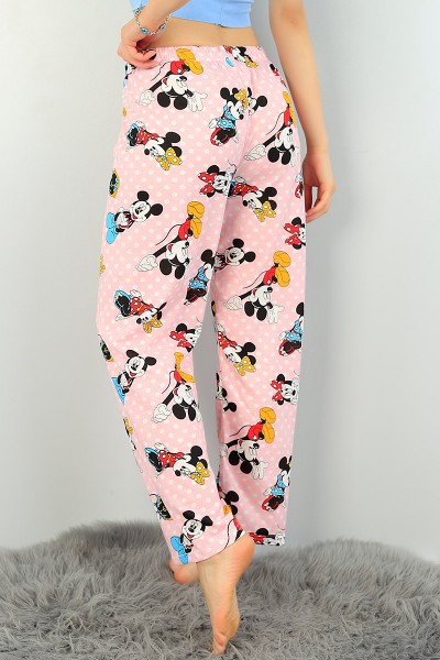 Pudra Desenli Bayan Pijama Altı 71632