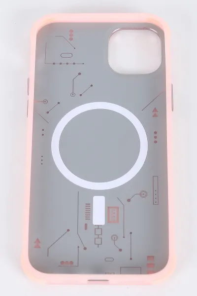 Pudra İPhone 12 Pro Uyumlu Magsafe Özellikli Energy Serisi Sert Slikon Telefon Kılıfı 390798