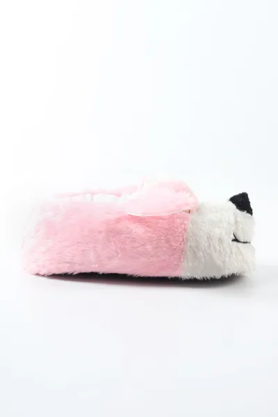 Pudra Köpek Figürlü Peluş Kadın Panduf 490413