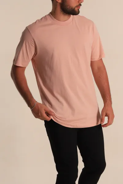 Pudra Relaxed Fit Basic Erkek Tişört 279893