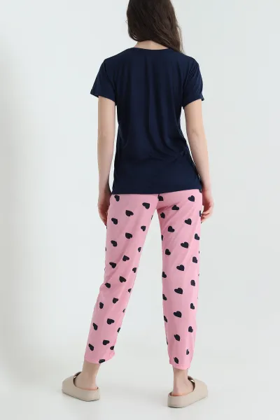 Pudra Stella Viskon Kadın Pijama Takımı 434400