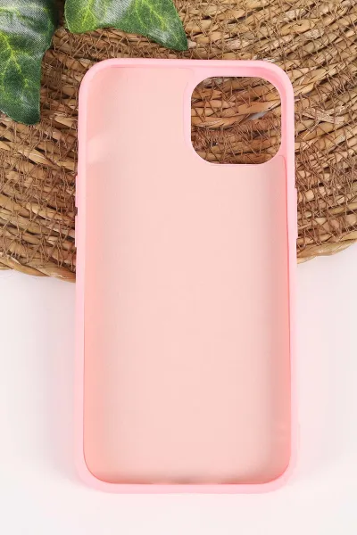 Pudra TeknoCase İPhone 13 Uyumlu Mirror Diamond Case Serisi Aynalı Sert Silikon Telefon Kılıfı 458477