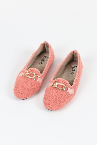 Pudra Tokalı Peluş Babet 132550