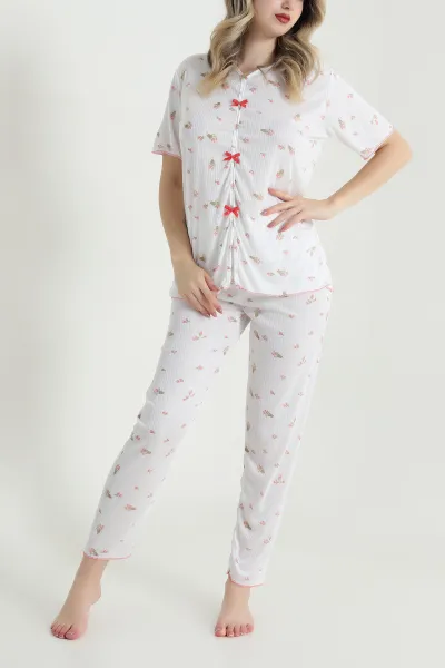 Pudra Yeni Sezon Kadın Pijama Takımı 466335