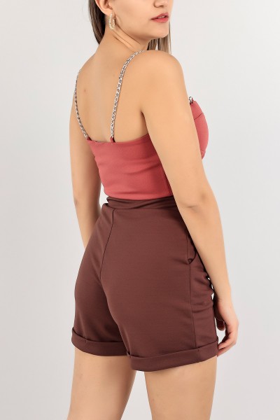 Pudra Zincir Askılı Bluz 109664