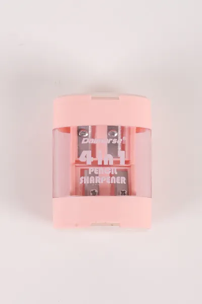 Pudra Zizu Hazneli 4 Bıçaklı Plastik Kalemtraş 457224