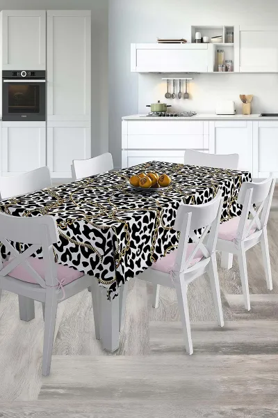 Renkli 140x220 Dijital Baskılı Masa Örtüsü 212031