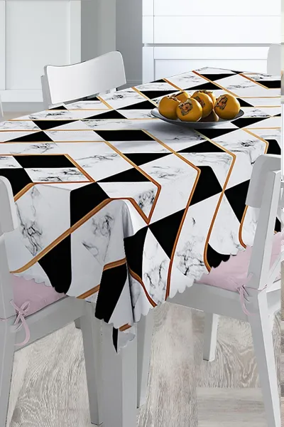 Renkli 140x220 Dijital Baskılı Masa Örtüsü 212041