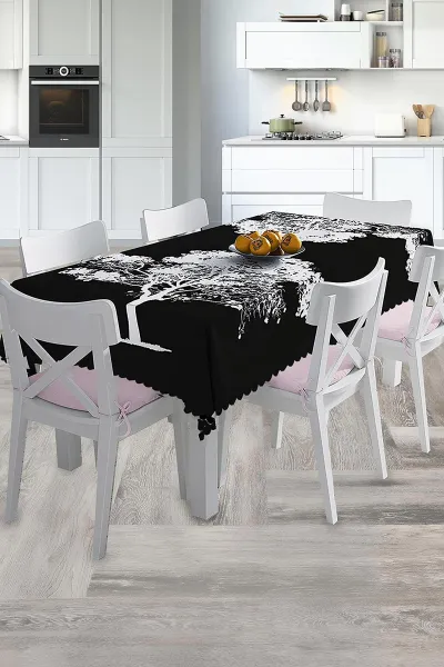 Renkli 140x220 Dijital Baskılı Masa Örtüsü 212042