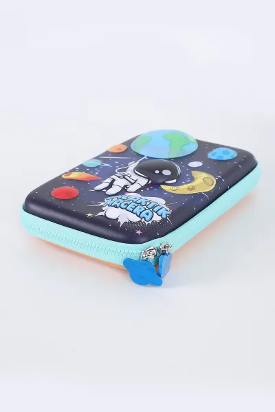 Renkli 15x23 Cm Büyük Boy Fixpoint Kabartmalı Lüks Kalem Kutu 392930