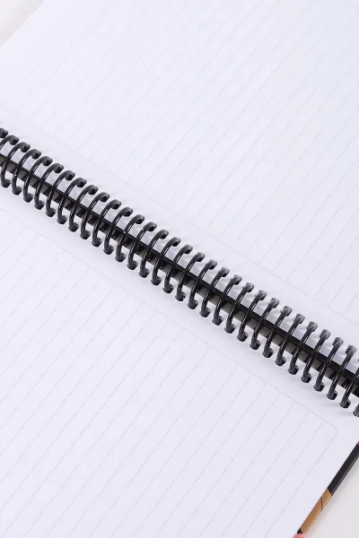 Renkli 17x24 Tokaç Sert Kapak Çizgili Defter 96 Yaprak 442686