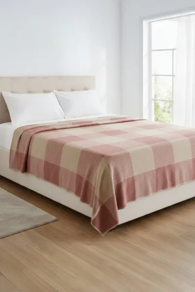Renkli 200x230 Cm Bella Home Çift Kişilik Moda Jakarlı Tek Pike 434886