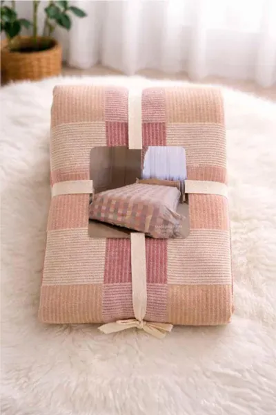 Renkli 200x230 Cm Bella Home Çift Kişilik Moda Jakarlı Tek Pike 434886
